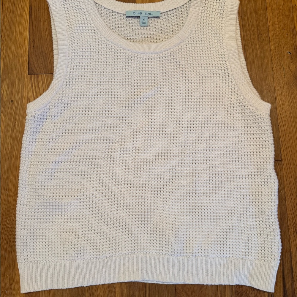 Duo Soft White Tank Top